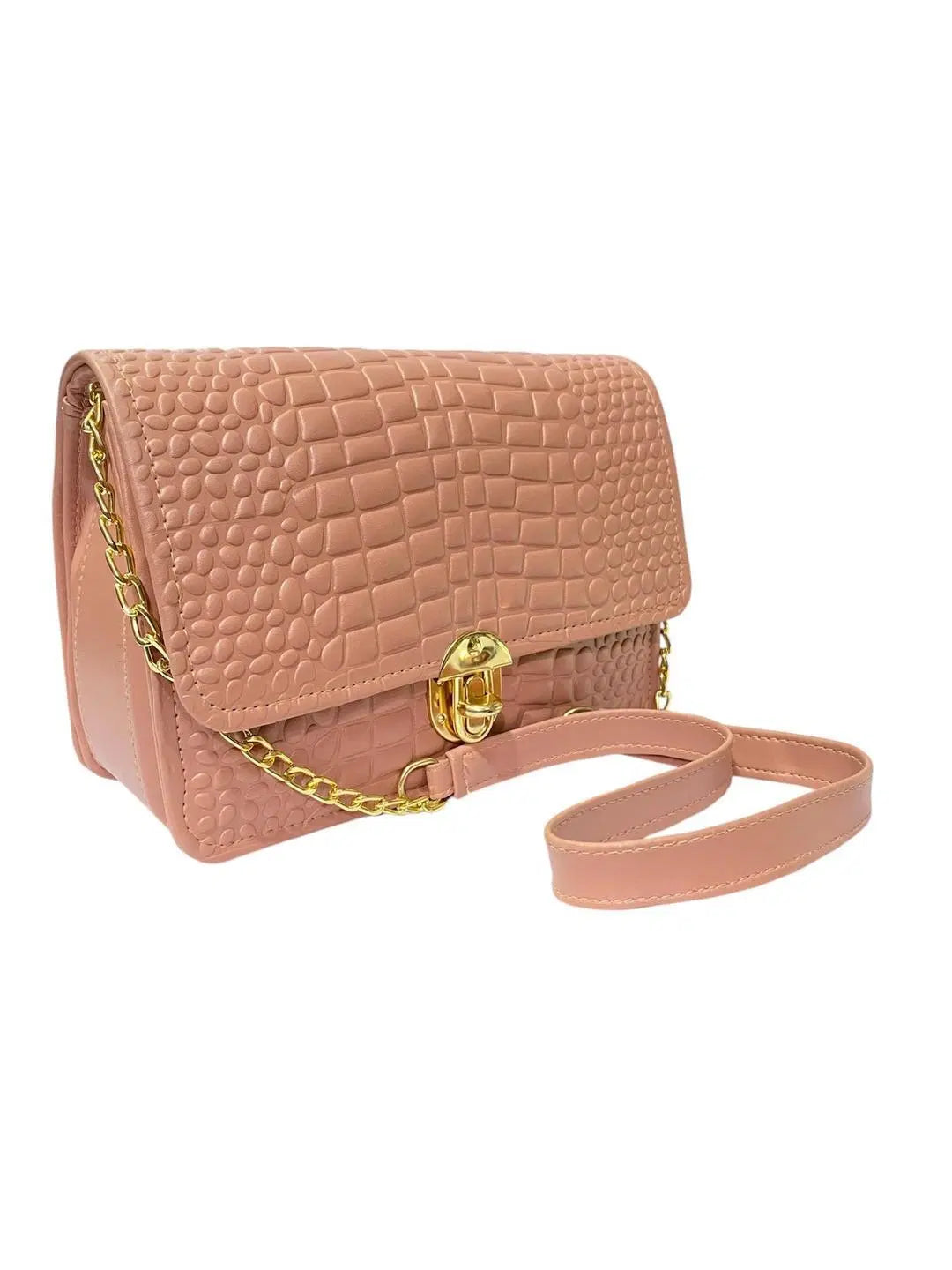 Women's PU Leather Textured Hand Bag